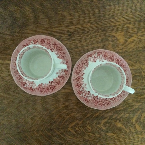 English Ironstone J & G Meakin Anne Hathaway’s Cottage Set Of 2 C… - Picture 6 of 10